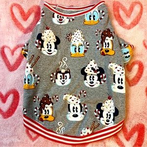 Disney holiday Christmas pet T-shirt size medium
